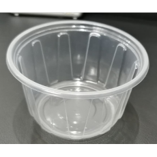 一次性饭盒圆形透明塑料快餐盒750ml带盖 计价单位：只（每箱300只）【厚朴】