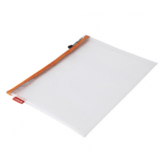 晨光（M&G） 文件袋透明网格袋 ADM95079（颜色随机 单个装）A4