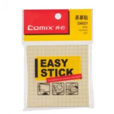 齐心（COMIX）D6021 方格易事贴 3*3 80张（24本/箱）