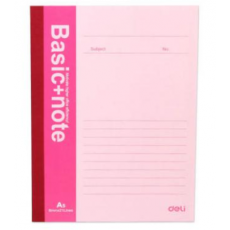 得力7655笔记本A5记事本软抄本