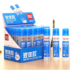 得力（deli） 7302 普通实用型液体胶水(无色) 单支装