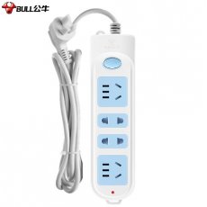 公牛（BULL）GN-607 插座/插线板/插排/排插/接线板/拖线板 4位总控全长1.8米