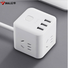 公牛（BULL) GN-U303U 魔方USB插座 插线板/拖线板 3USB接口+3插孔长1.5米