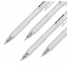 得力(deli)0.35mm按动中性笔 A122全针管签字笔 12支/盒