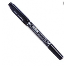 广博(GuangBo) 小双头油性记号笔/粗细两用速干型 黑色 JH9824D