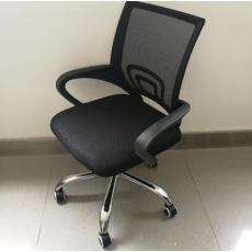 舒适 办公升降转椅职员椅简约现代电脑凳电脑椅透气网布带扶手员工椅