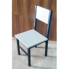 录播室椅子 黑架板木椅