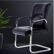 电脑椅会议椅家用弓形脚办公椅子洽谈椅会客椅（把）