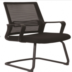 黑色弓形办公椅