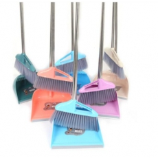 庄太太【扫把+簸箕颜色随机发货】扫把簸箕套装组合防风套扫不锈钢塑料扫帚畚箕