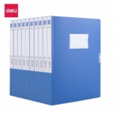 得力（deli）档案盒塑料文件盒A4资料盒文件夹收纳凭证办公用品批发 A4/背宽25mm 33509