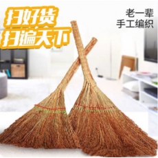 手工编织扫帚高粱苗扫把