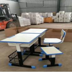 双人学生升降桌凳