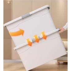 大容量整理箱周转箱子灰色