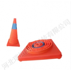 可折叠伸缩路锥 安全高强反光锥 雪糕桶筒 汽车交通应急轻便警示路障柱