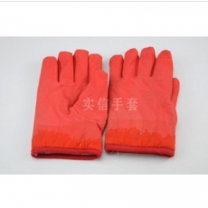 棉胶皮手套