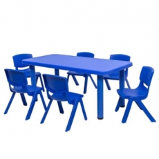 幼儿园桌子塑料长方形桌早教课桌