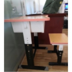 普通升降课桌 椭圆管升降方凳