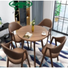 休闲桌椅四人座带小茶几