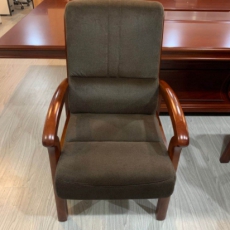 办公椅 接待椅 木扶手办公椅