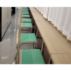 快餐单排桌餐厅食堂餐单排桌1200*450*750