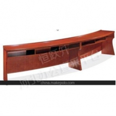 蓝鸟家具三人弧形条形桌