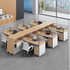 办公家具办公桌组合屏风工作位卡座简约现代职员办公桌椅电脑桌椅财务桌单人位员工桌